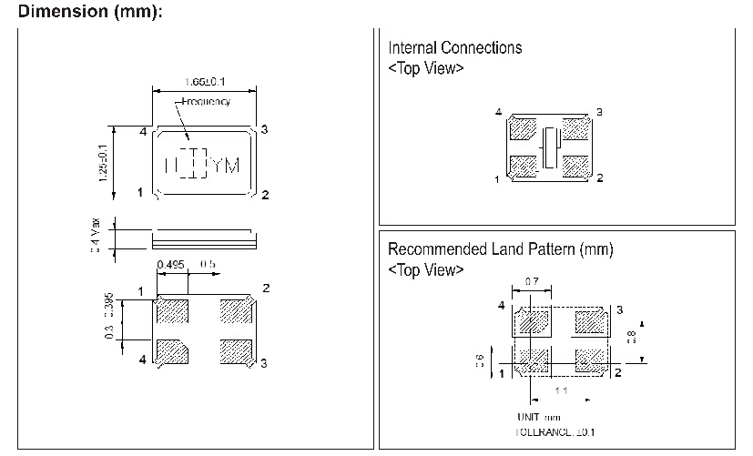 HSX111SA晶振規格書